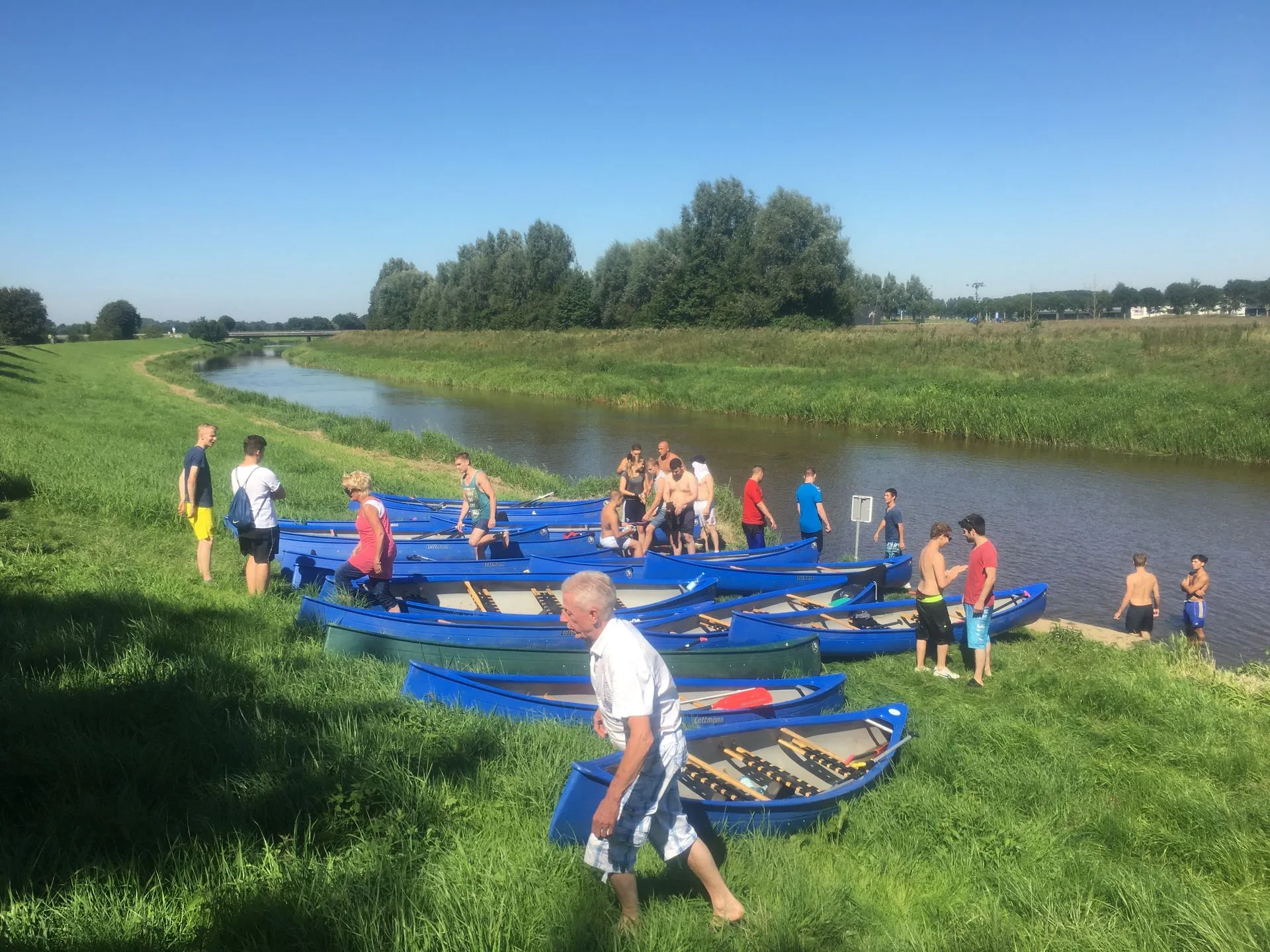 Kanufahren auf der Bocholter Aa